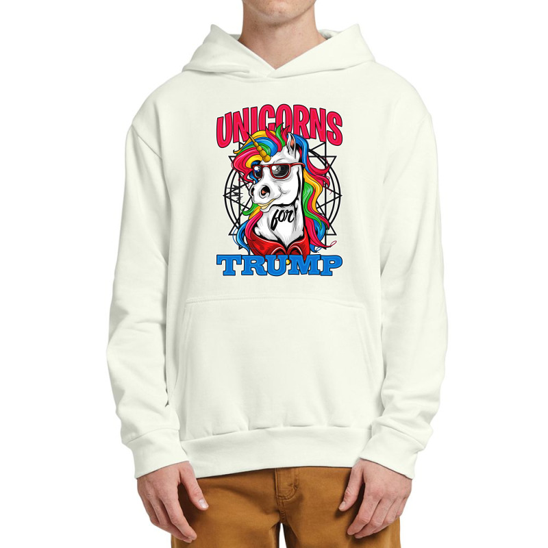 Unicorns For Trump Urban Pullover Hoodie | Artistshot