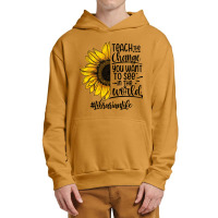 Teacher The Change You Want To See In The World ##librarianlife Urban Pullover Hoodie | Artistshot