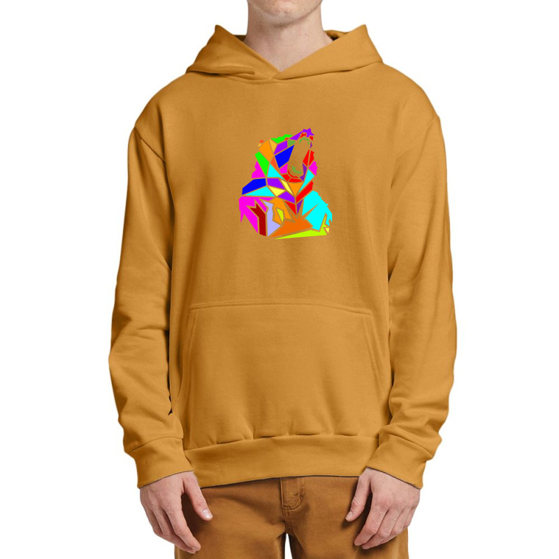 Bear Abstract Urban Pullover Hoodie | Artistshot