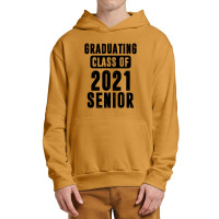 Graduating Class Of 2021 Senior Urban Pullover Hoodie | Artistshot