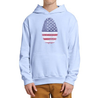 Usa Flag Finger Print Urban Pullover Hoodie | Artistshot