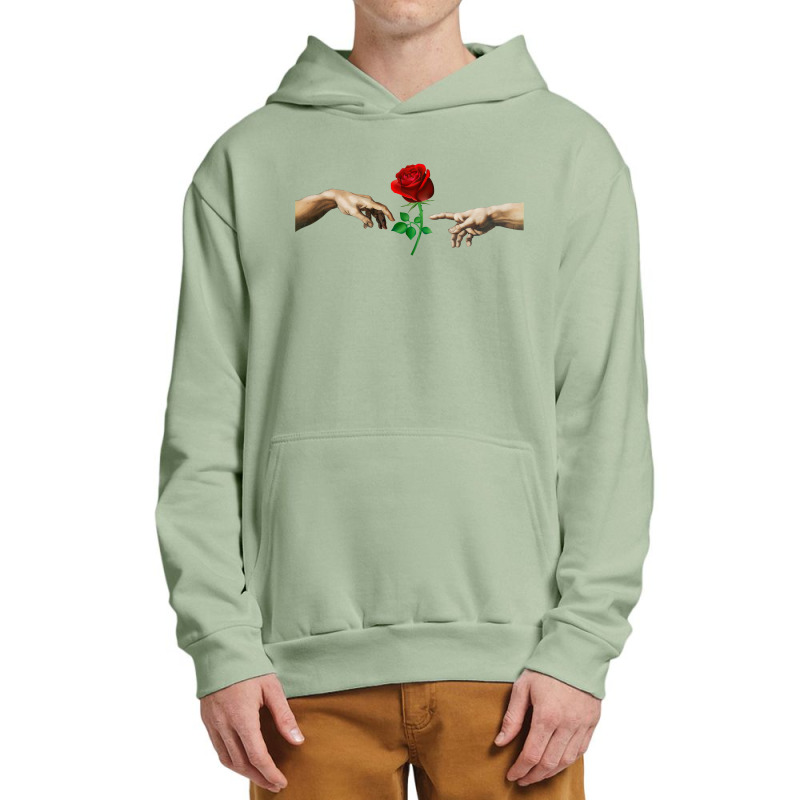 Hand Rose Urban Pullover Hoodie | Artistshot