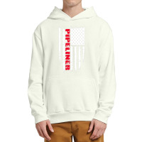 12 American Pipeliner Flag Urban Pullover Hoodie | Artistshot