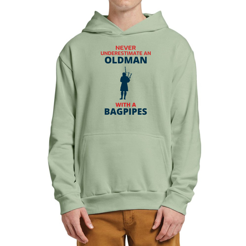 Bagpipe Scottish Scotland Music Player Dad Grandpa Fathers Day Gift Urban Pullover Hoodie by Tasteful Tees | Artistshot