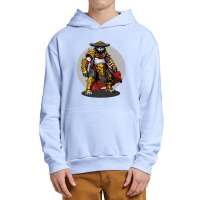 Panda Samurai Urban Pullover Hoodie | Artistshot