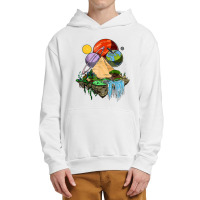 Planets And Pyramids Urban Pullover Hoodie | Artistshot