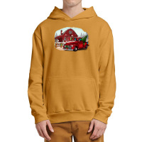 Farm Truck Christmas Urban Pullover Hoodie | Artistshot