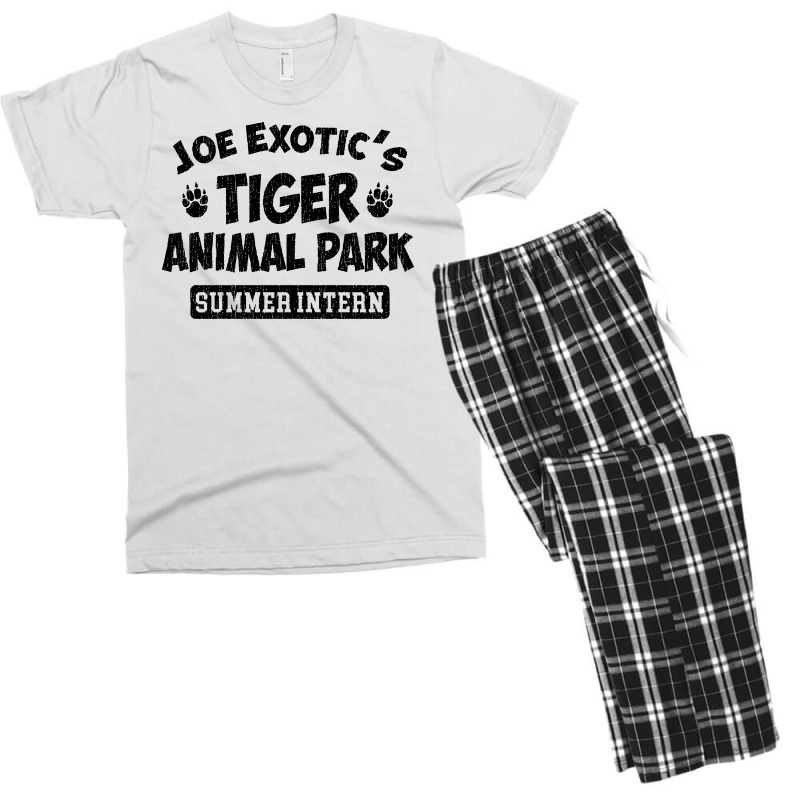 Joe Exotic's Tiger Animal Park Summer Intern Men's T-shirt Pajama Set by Angel Tees | Artistshot