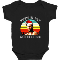 Yippie Ki Yay Mother Fvcker Vintage Retro Baby Bodysuit | Artistshot