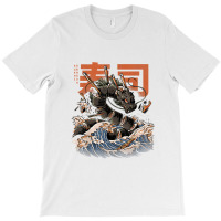 Great Sushi Dragon Japanese Food Kawaii Dragon Anime Sushi T-shirt | Artistshot