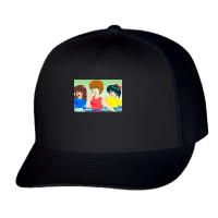 Retro  Anime Cute Call Me Trucker Cap | Artistshot