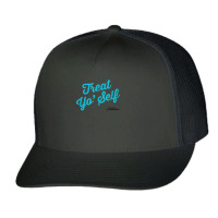 Parks And Recreation Treat Yo' Self T Shirt Trucker Cap | Artistshot