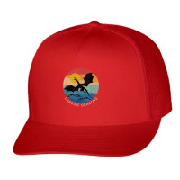 Imagine Magical And Mythical Fantasy Dragons Gifts Idea Trucker Cap | Artistshot