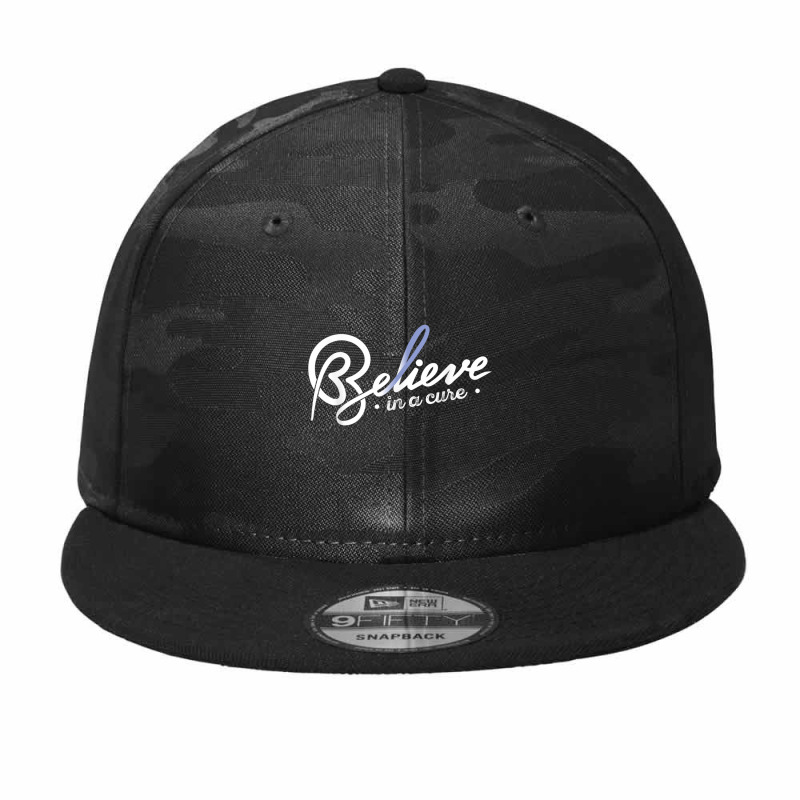 Believe1- Esophageal Cancer Awareness Supporter Ribbon Camo Snapback by LaytonDesign | Artistshot