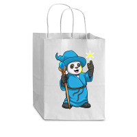 C:\users\dell\desktop\l2\chung 7\panda Types Panda As Wizard With Magi Cub Paper Bag - 8 X 4 1/2 X 10 1/4 | Artistshot