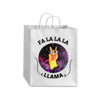 Fa La La La Llama Debie Paper Bag - 10 X 5 X 13 | Artistshot