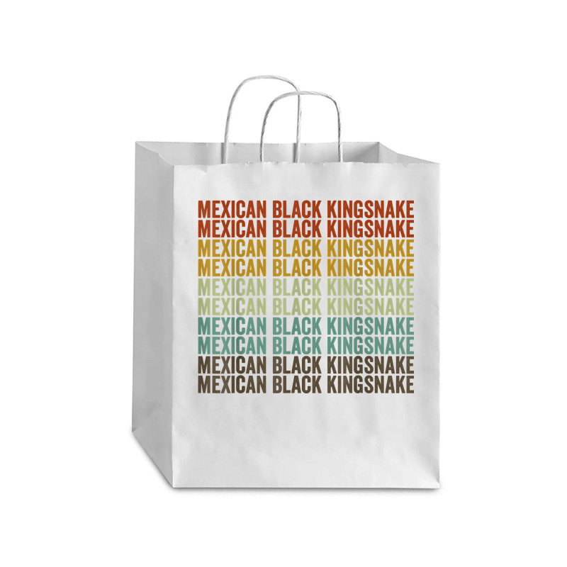 Mexican Black Kingsnake Retro T Shirt Debie Paper Bag - 10 X 5 X 13 | Artistshot