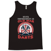 Old Man And Darts Father's Day Dart Player Tank Top | Artistshot