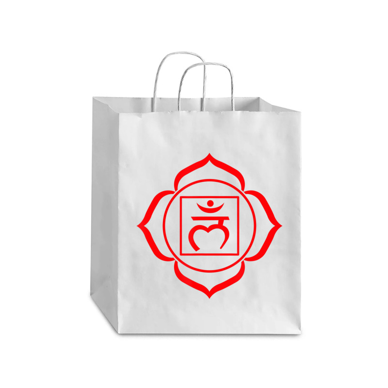 Root Chakra Symbol Red Muladhara Yogi Yoga Debie Paper Bag - 10 X 5 X 13 | Artistshot