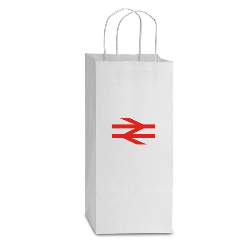 British Rail Classic Double Wine Paper Bag - 6 1/2 X 3 1/2 X 12 3/8 | Artistshot