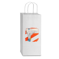 Urban Myth Essential Double Wine Paper Bag - 6 1/2 X 3 1/2 X 12 3/8 | Artistshot