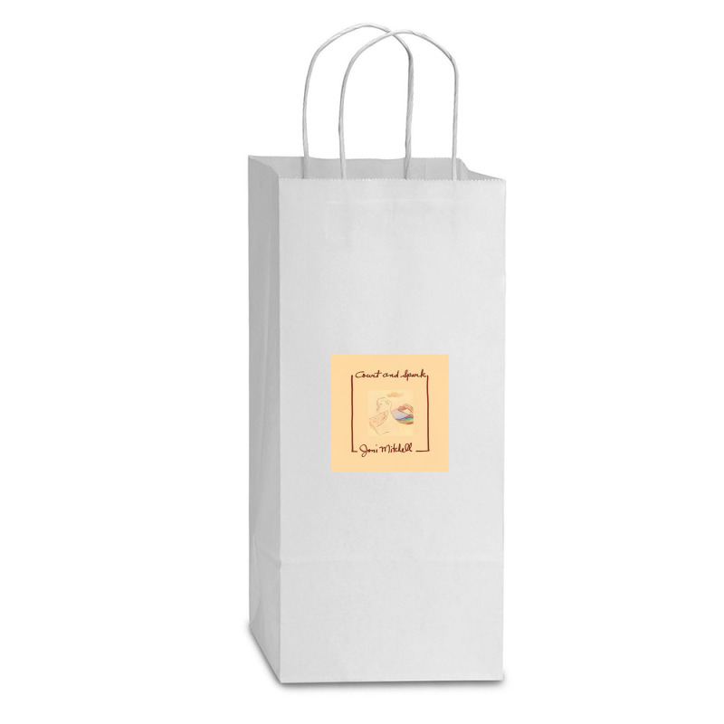 Court And Sparks Double Wine Paper Bag - 6 1/2 X 3 1/2 X 12 3/8 | Artistshot