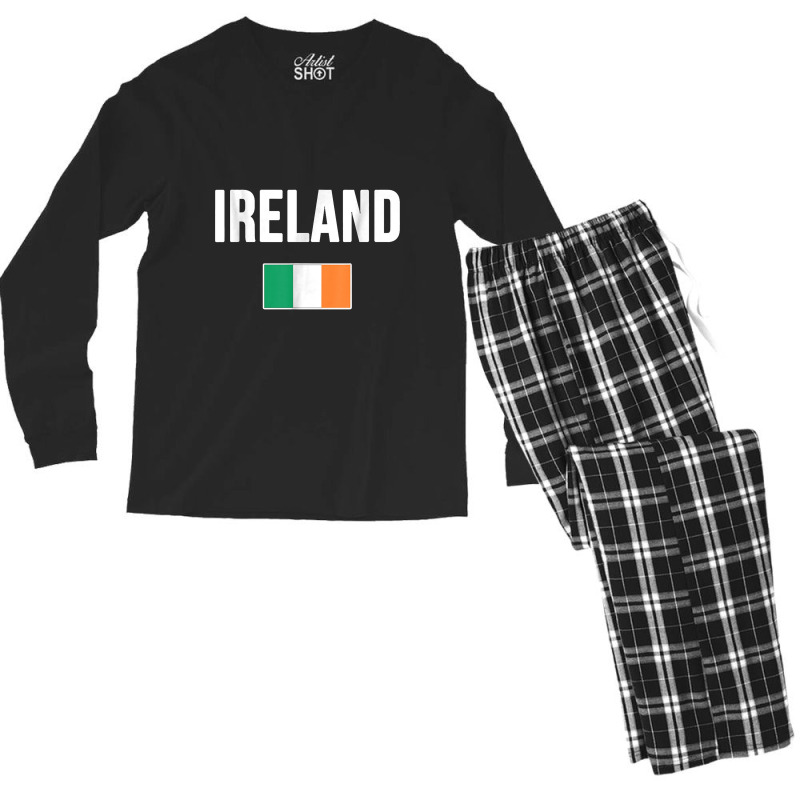 Ireland   Irish Flag Men's Long Sleeve Pajama Set | Artistshot