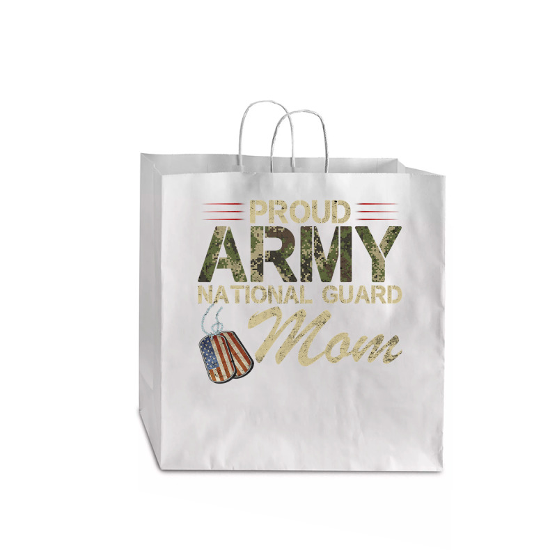 Proud Army National Guard Mom Mothers Day Jumbo Paper Bag - 18 X 7 X 18 3/4 | Artistshot