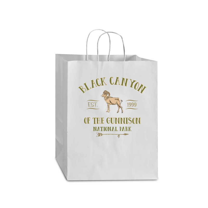 Black Canyon Of The Gunnison National Park Design T Shirt Mart Paper Bag -13 X 7 X 17 | Artistshot