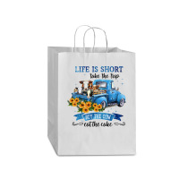 Cow Cattle Life Is Short With Cow Take The Trip 30 Heifer Mart Paper Bag -13 X 7 X 17 | Artistshot