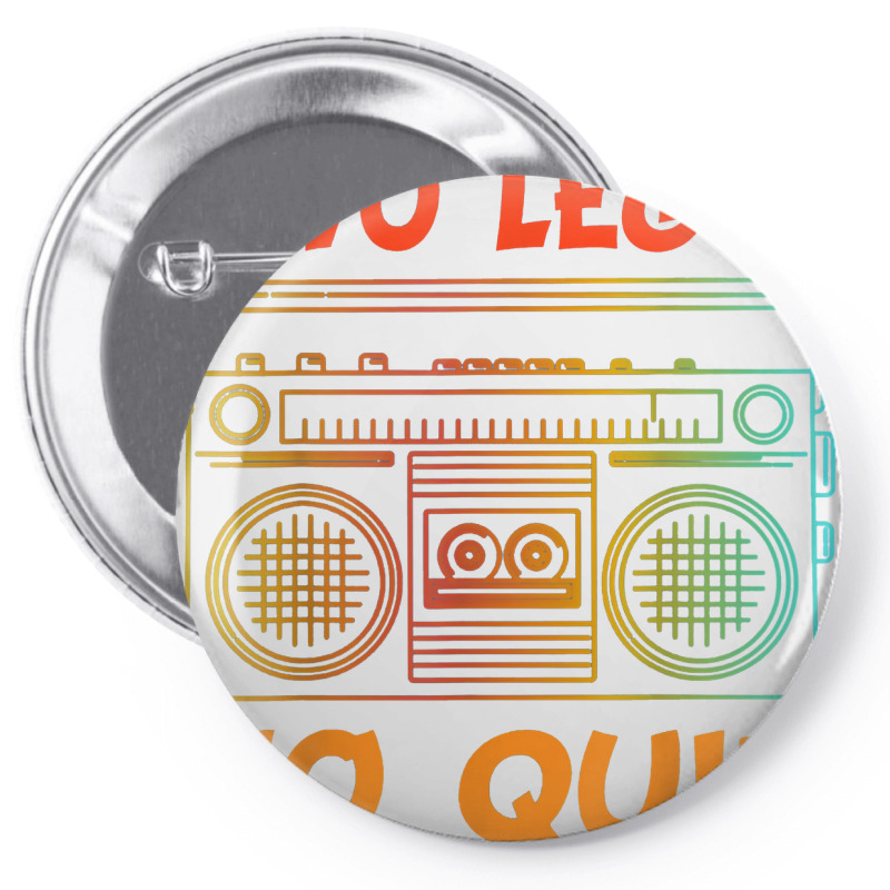 Two Legit To Quit Funny Hip Hop Theme 2nd Birthday Costume Pin-back Button | Artistshot