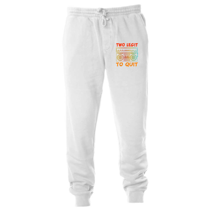 Two Legit To Quit Funny Hip Hop Theme 2nd Birthday Costume Unisex Jogger | Artistshot