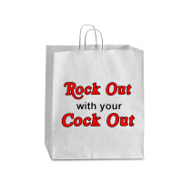 Rock Out With Cock Out Queen Paper Bag - 16 X 6 X 19 1/4 | Artistshot