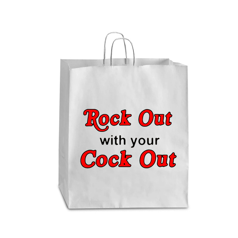 Rock Out With Cock Out Queen Paper Bag - 16 X 6 X 19 1/4 | Artistshot