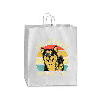 Not A Husky Alaskan Malamute S Dog Lover Queen Paper Bag - 16 X 6 X 19 1/4 | Artistshot