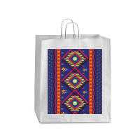 Vintage Antique Oriental Berber Moroccan Style Design Queen Paper Bag - 16 X 6 X 19 1/4 | Artistshot