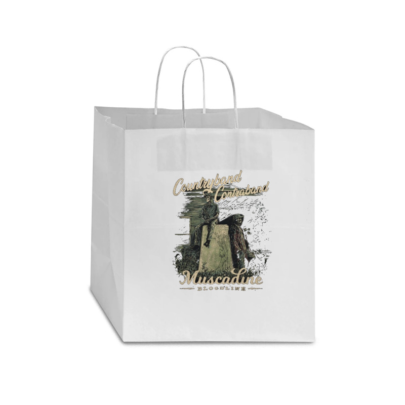 Muscadine Bloodline Star Paper Bag - 13 X 7 X 13 | Artistshot