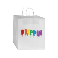 Drippin Colorful Rainbow Hip Hop Lovers Dripping Sauce Pullover Hoodie Star Paper Bag - 13 X 7 X 13 | Artistshot