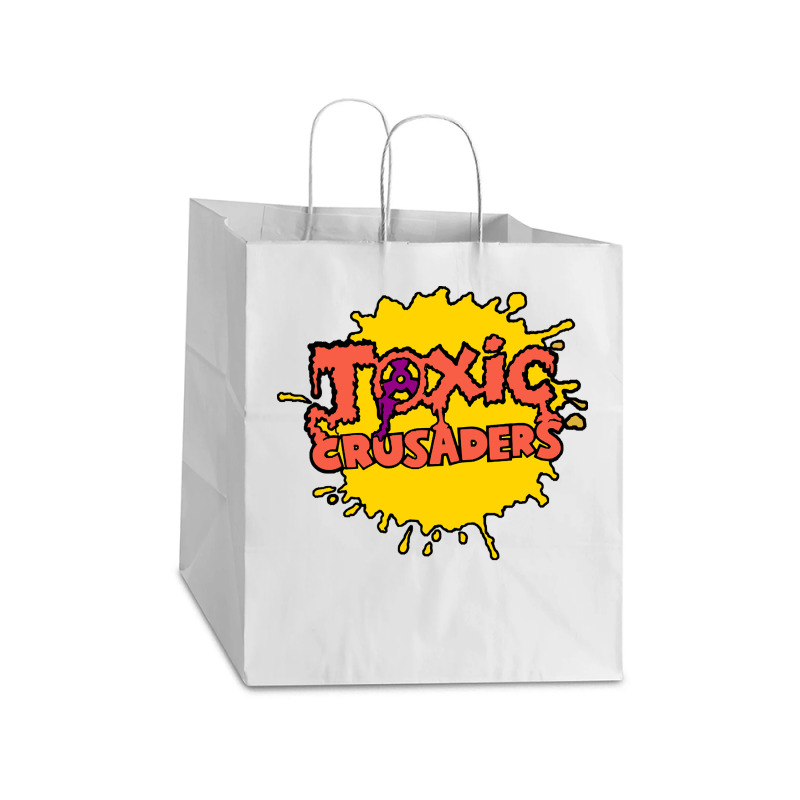 Toxic Crusaders, The Toxic Crusaders, Toxic, Crusaders, Toxic Crusader Take Out Paper Bag - 14 X 10 X 15 1/2 | Artistshot