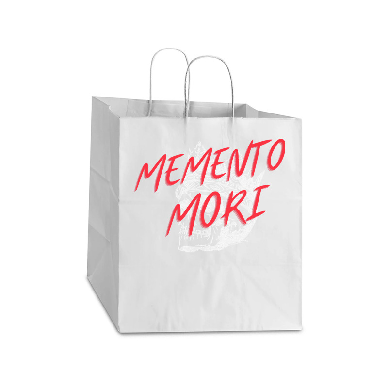 Memento Mori, The Memento Mori, Memento Mori Art, Memento Mori Vintage Take Out Paper Bag - 14 X 10 X 15 1/2 | Artistshot