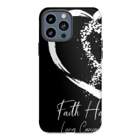 White Ribbon Faith Hope Love Support Lung Cancer Awareness Iphone 13 Pro Max Case | Artistshot