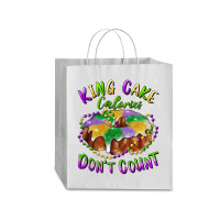 Mardi Gras King Cake Calories Don't Count Traveler Paper Bag -13 X 6 X 15 3/4 | Artistshot