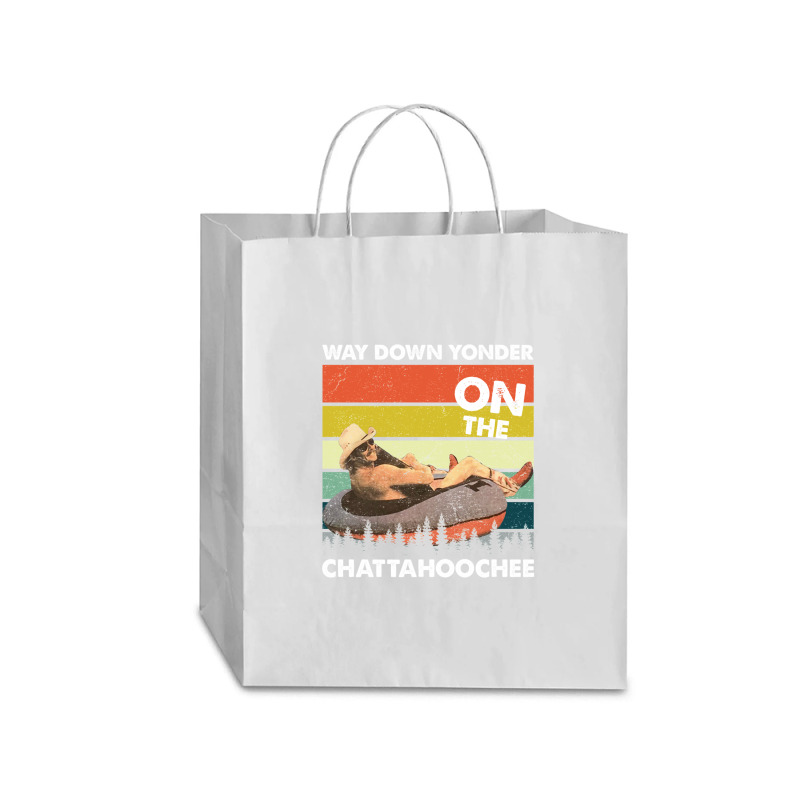 Vintage Way Down Yonder On The Chattahoochee Gift Men Women Traveler Paper Bag -13 X 6 X 15 3/4 | Artistshot