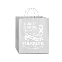 Alagille Syndrome Doesn't Come With A Manual Warrior T Shirt Traveler Paper Bag -13 X 6 X 15 3/4 | Artistshot