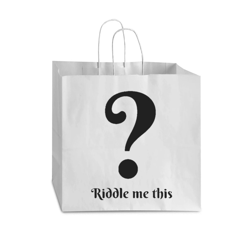 Riddle Me This Vogue Paper Bag - 16 X 6 X 12 | Artistshot