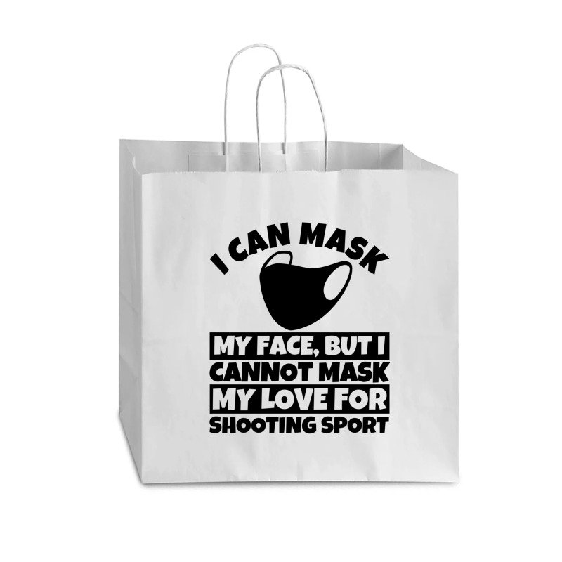 I Cannot Mask My Love For Shooting Sport Vogue Paper Bag - 16 X 6 X 12 | Artistshot