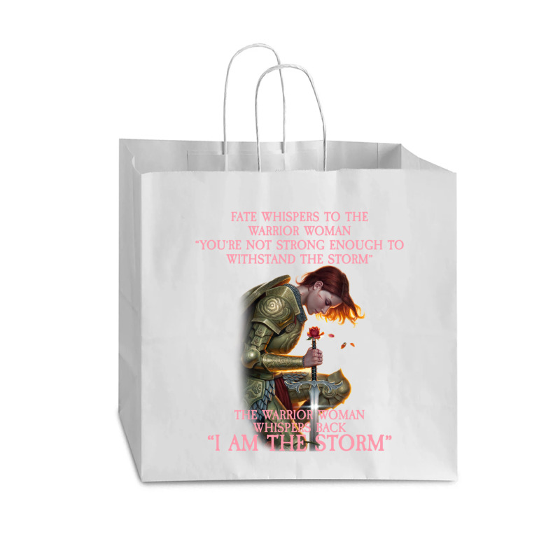 Fate Whispers To The Warrior Long Sleeve T Shirt Vogue Paper Bag - 16 X 6 X 12 | Artistshot