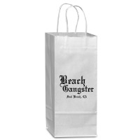 Beach Gangster Surfer Summer Wine Paper Bag - 5 1/2 X 3 1/4 X 13 | Artistshot