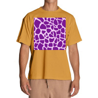 Giraffe Skin Pattern Purple Urban Heavy T-shirt | Artistshot