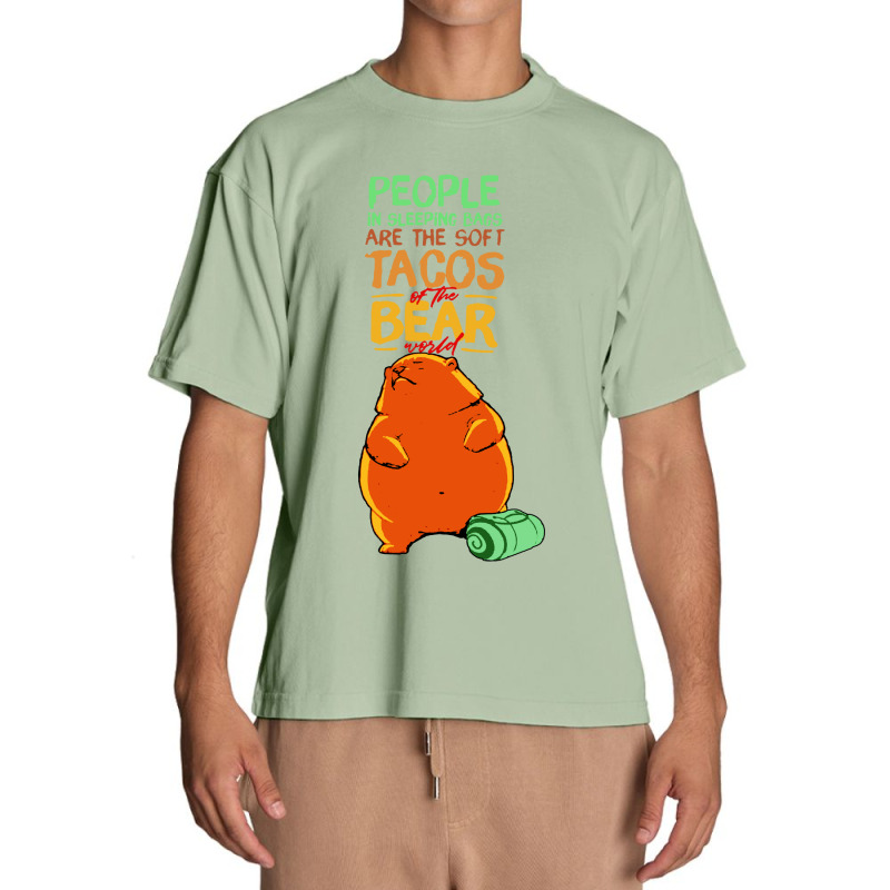 People In Sleeping Bags Are The Soft Tacos Urban Heavy T-shirt by ALex Marcus | Artistshot